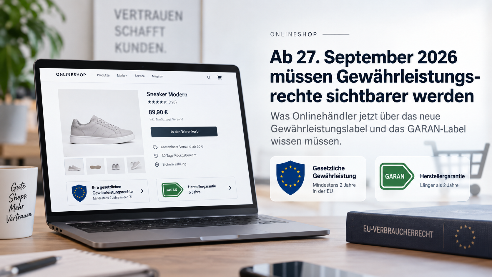 EU-Gewährleistungslabel im Onlineshop | Werbeagentur Vogtland aus Plauen - Deine Odoo Agentur aus Plauen im Vogtland